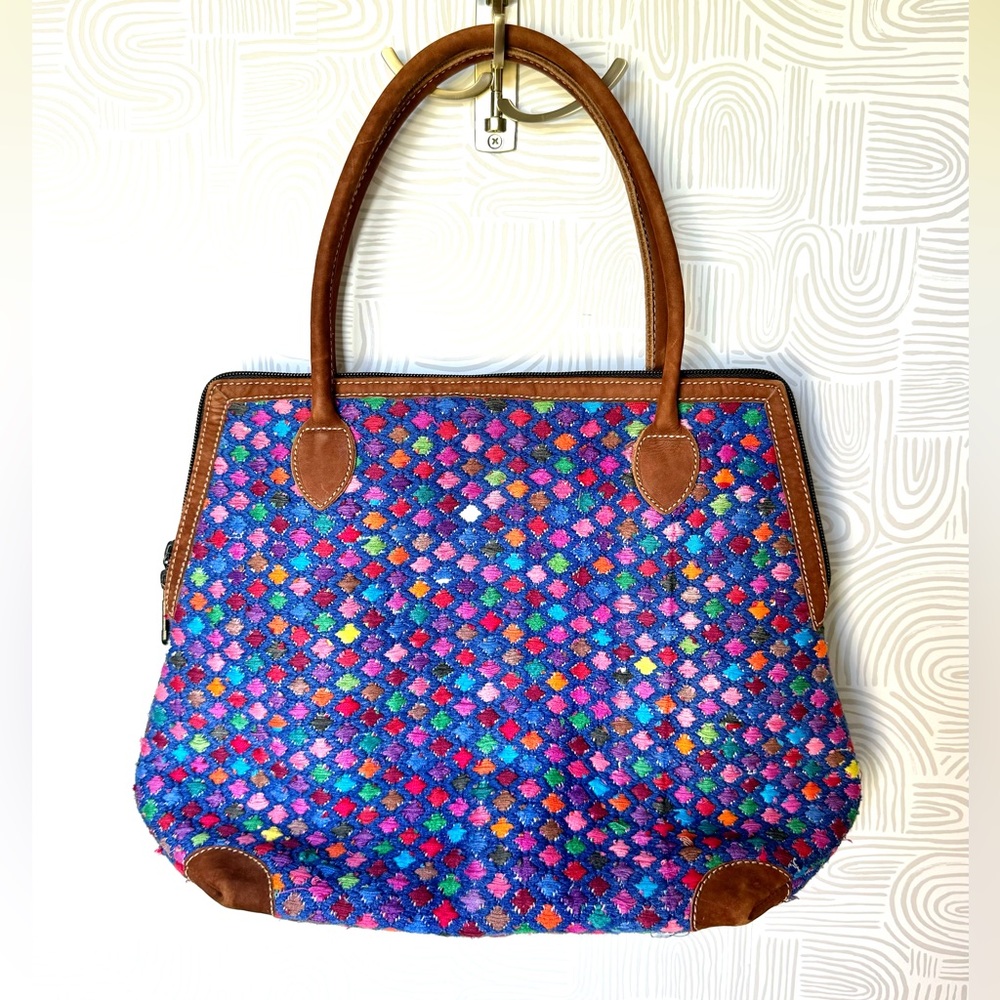 Colorful Stitched Bag